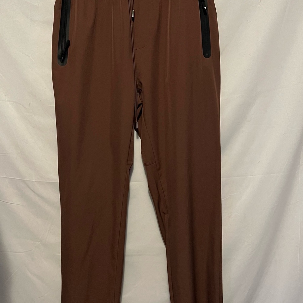 Outdoor Sports Womens Brown Zippered Pockets Lightweight Pants Size L